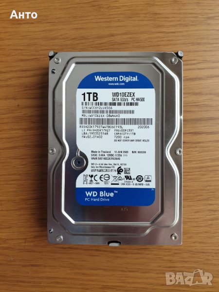 Продавам хард дискове за настолен компютър SATA HDD Western Digital 1000GB (1TB), снимка 1