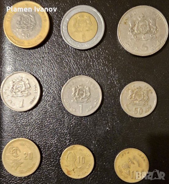 Стари монети от Мароко в добро състояние, снимка 1