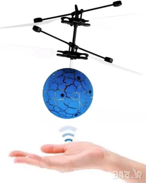 Летяща топка с цветно LED осветление X000ZWG18B, снимка 1