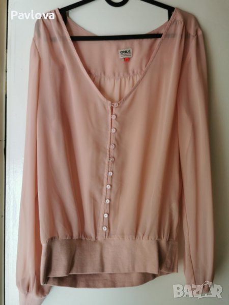 продавам М номер  риза  блуза  пудра цвят, снимка 1