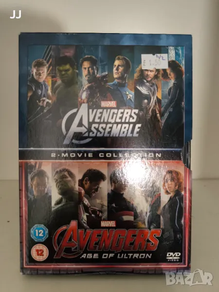 2 movie collection Avengers , Avengers Age of Ultron DVD филм , снимка 1