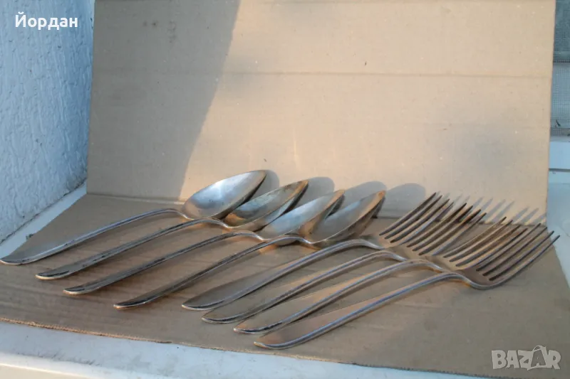 Сребърни вилици и лъжици , снимка 1