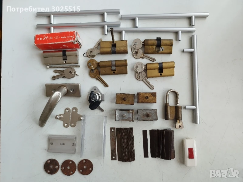 Старо катинарче, патрон за брава, ключалка, снимка 1