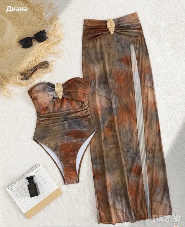 Цял бански+ пола, снимка 1