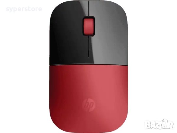 Мишка Безжична HP Z3700 Red/Black Черно-червена wireless, снимка 1