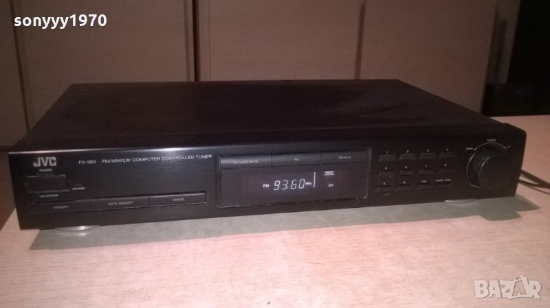 jvc fx-362bk stereo tuner-внос франция, снимка 1
