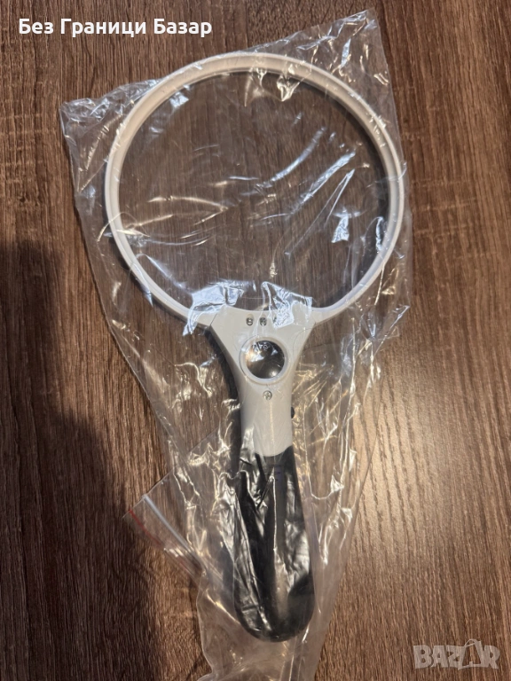 Нова Лупа с дръжка и LED осветление, голяма увеличителна леща за четене, бижута и фини детайли, снимка 1