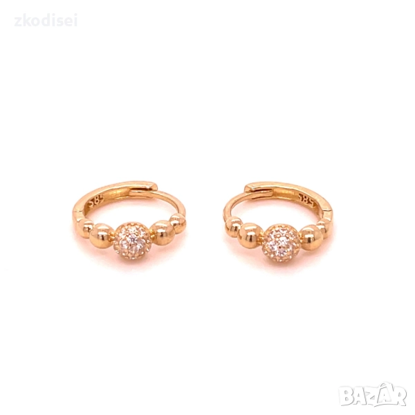 Златни обеци 1,90гр. 14кр. проба:585 модел:34489-2, снимка 1