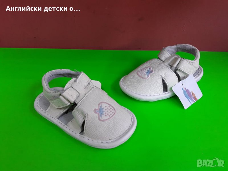 Английски детски сандали естествена кожа-HAPPY BEE, снимка 1