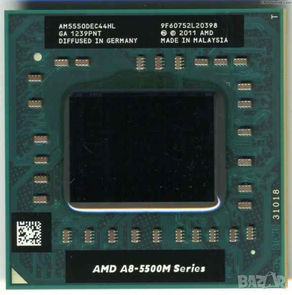 AMD A8 Series A8-5550M CPU Quad-Core 2.1GHz 3.1GHz 4M Socket FS1 Processor, снимка 1