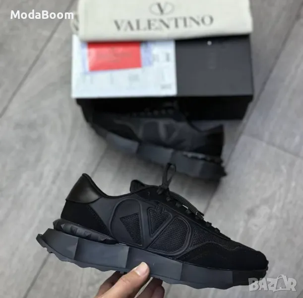 Valentino черни мъжки маратонки , снимка 1