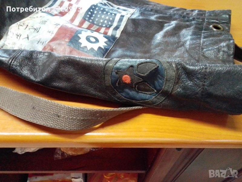 Рокерска чанта,естествена кожа, снимка 1