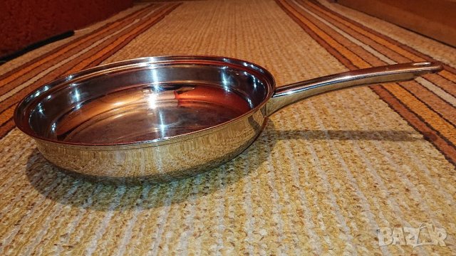 Марков неръждаем тиган, снимка 5 - Съдове за готвене - 38806847