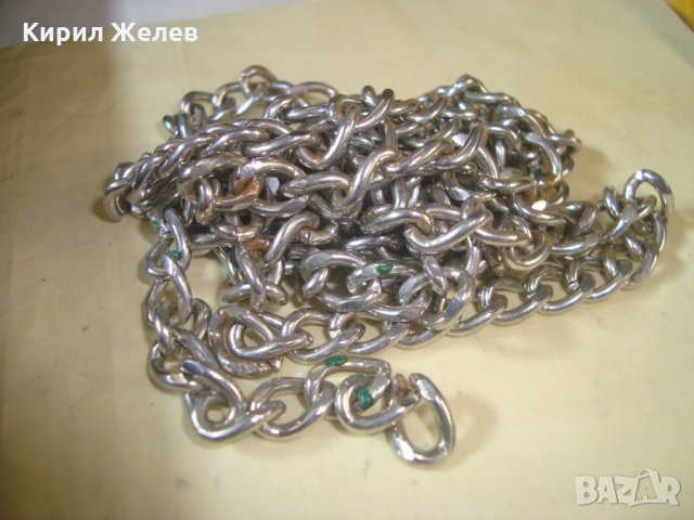 ЗДРАВ СТОМАНЕН СИНДЖИР НЕРЪЖДАЕМА БЛАГОРОДНА ЛЕГИРАНА СТОМАНА ВЕРИЖКА КЮСТЕК ЛАНЕЦ 74021, снимка 5 - Колиета, медальони, синджири - 35228460