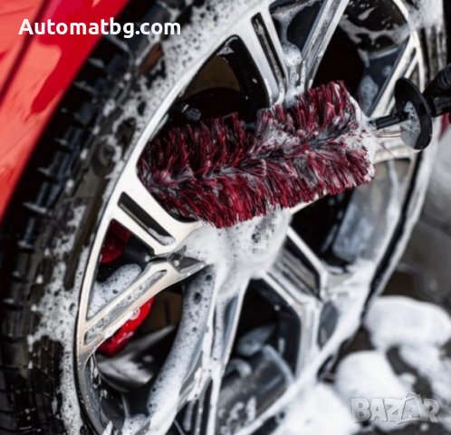 Четка за почистване на джанти Automat, 45см, Червен, снимка 2 - Аксесоари и консумативи - 37919870
