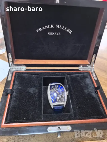Franck Muller Curvex Blue Concept Diamond Case, снимка 3 - Мъжки - 50373946