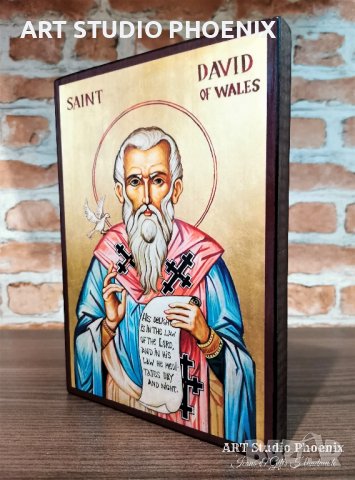Икона на Свети Давид ikona sveti david, снимка 3 - Икони - 37165572