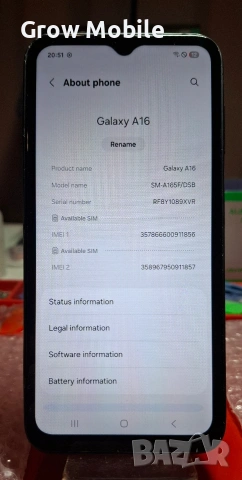 Samsung A16 Само на части, снимка 2 - Samsung - 53168631