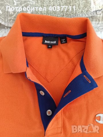 Мъжка тениска Justcavalli XL, снимка 5 - Тениски - 50332934