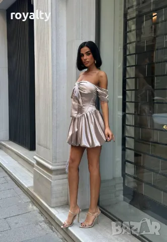 Рокля сатен