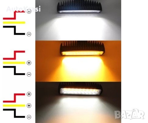 Диоден халоген с мигач - HAL165, снимка 8 - Аксесоари и консумативи - 37460393