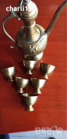 старинен бронзов сервиз от османската империя , снимка 17 - Антикварни и старинни предмети - 32782582