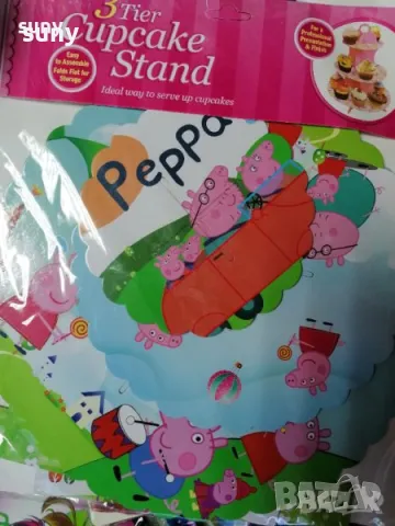 Картонена торта Пепа пиг, снимка 4 - Други - 49629888