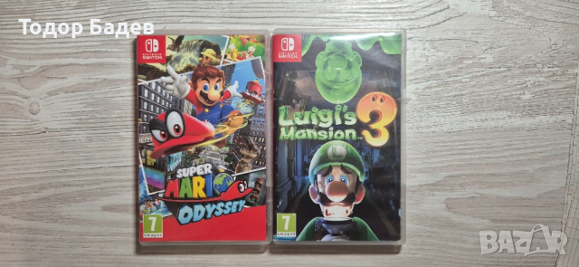 Super Mario:Odyssey + Luigi's Mansion 3 - Комплект игри за Nintendo Switch