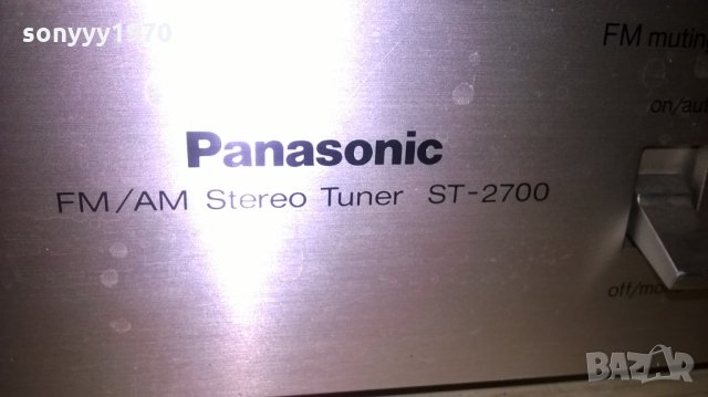 panasonic st-2700 tuner-japan-внос швеицария, снимка 9 - Ресийвъри, усилватели, смесителни пултове - 26260954