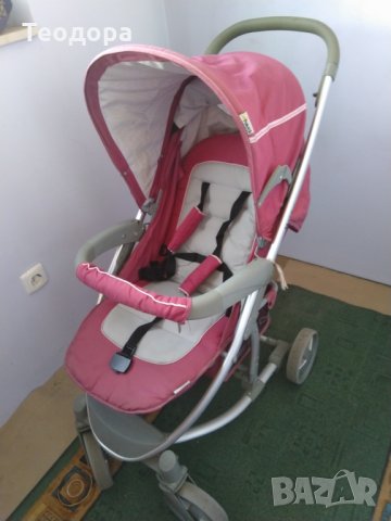 Детска количка 3 в 1/ кош за новородено , кошче за кола., снимка 3 - Детски колички - 27739988