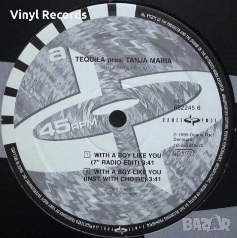 Tequila – With A Boy Like You ,Vinyl 12"