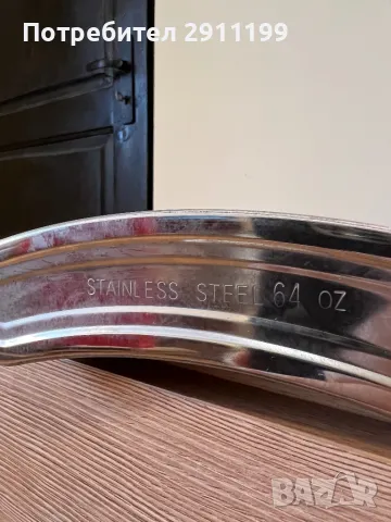 Голяма метална бутилка 64 oz, снимка 6 - Други - 50363205