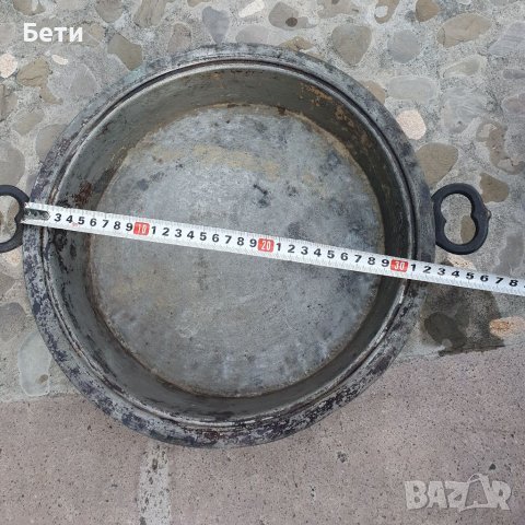 Медни старинни съдове, снимка 3 - Прибори за хранене, готвене и сервиране - 38300153