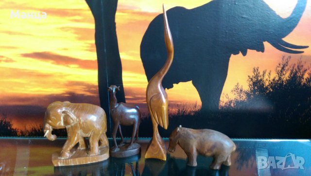 Дървени Африкански животни, снимка 6 - Декорация за дома - 28478646
