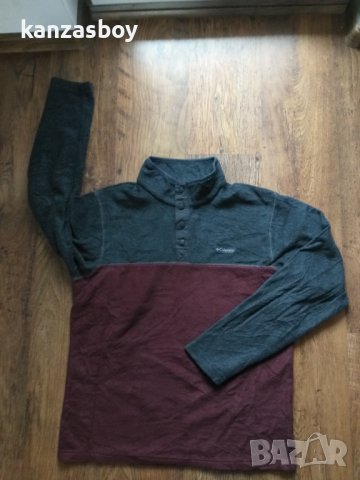 COLUMBIA Half Zip Fleece - страхотен мъжки полар, снимка 5 - Спортни дрехи, екипи - 43354604