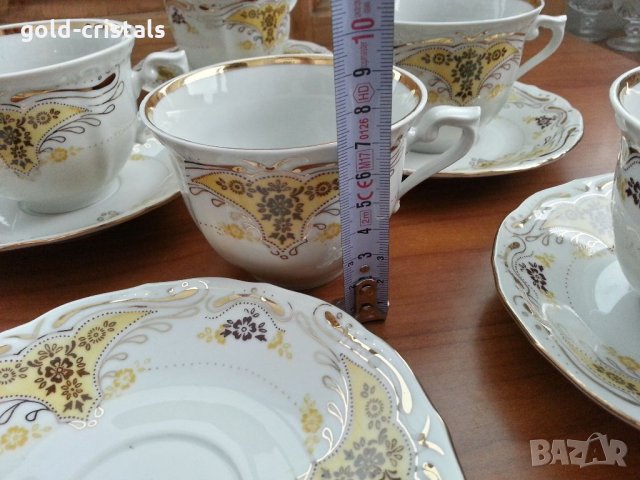 Стар български порцелан чаши за чай, снимка 5 - Сервизи - 34729425