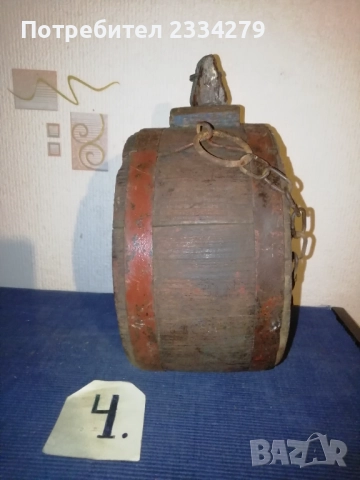 Стари бъкели изработени от различни бъчвар в различни години. , снимка 13 - Антикварни и старинни предмети - 52160400