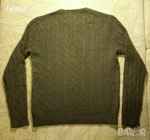 POLO Ralph Lauren вълна и кашмир пуловер L, снимка 7 - Блузи с дълъг ръкав и пуловери - 52777393