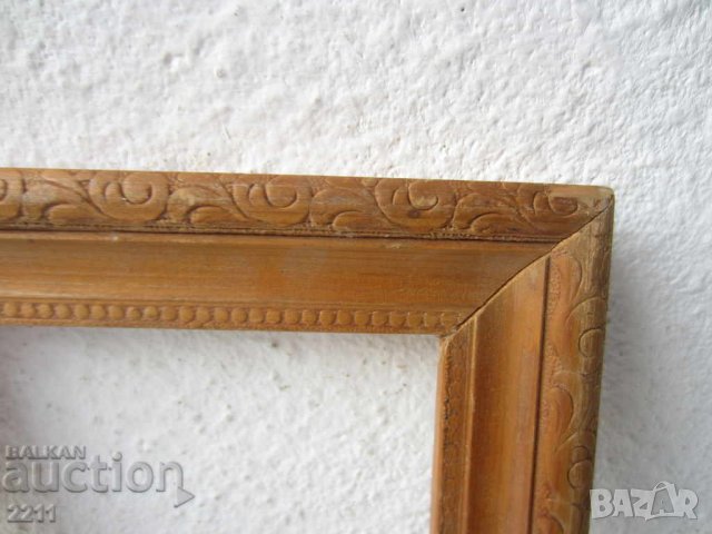 Стара дървена рамка за картина. дърворезба, снимка 2 - Декорация за дома - 28868913