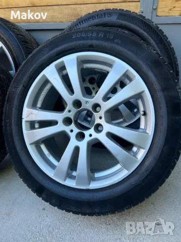 5х112 16 Джанти с Гуми Mercedes C E Class W204 Facelift , снимка 5 - Гуми и джанти - 50155162