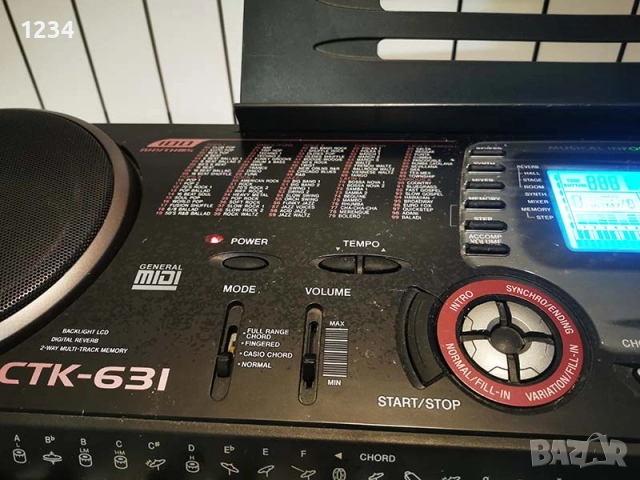 Синтезатор клавир CASIO CTK-631 с динамична клавиатура 5 октави, снимка 7 - Синтезатори - 52674988