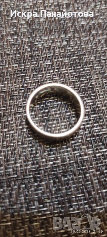 Продавам сребърна халка, 5 гр., проба 925, снимка 5 - Пръстени - 41814240