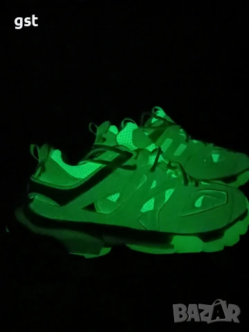 Уникални Редки Balenciaga Track 3.0 Glow in the dark Pure White маратонки кецове Унисекс 