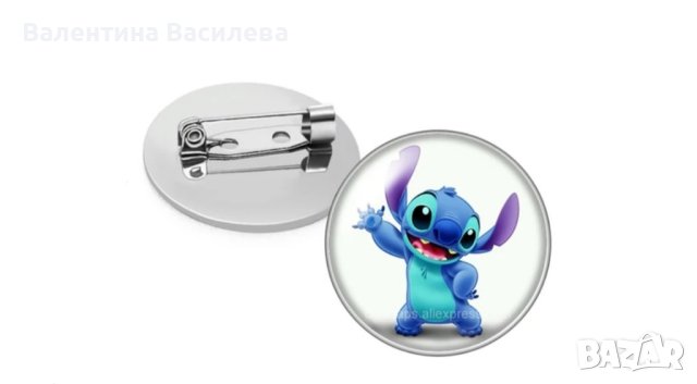 Значка-мартеница Стич, снимка 2 - Други - 43996672