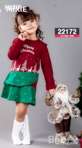 Нова детска Коледна рокля 