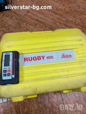 Лазерен нивел LEICA RUGBY 100. Пълен комплект зарядно и лазерна рулетка, снимка 4 - Измервателни инструменти - 52743975