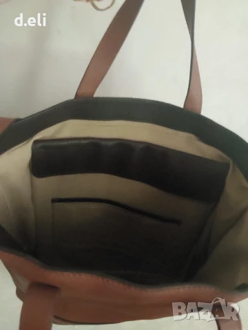 LUCLEON Canada Голяма чанта от 100% Кожа, снимка 6 - Чанти - 50926250