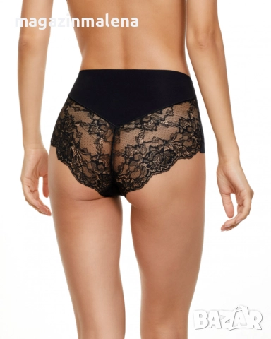 Jadea S,M,L,XL черни,бежови италиански дълбоки памучни безшевни бикини с дантела безшевно бельо