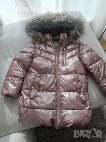 Непромокаемо зимно яке Minoti за момиче 4-5 г. / 104-110/