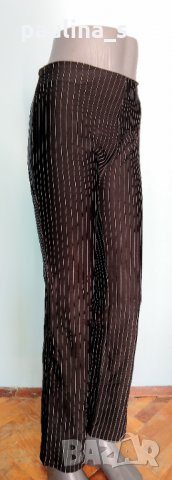 Зимен еластичен панталон / черен / унисайз